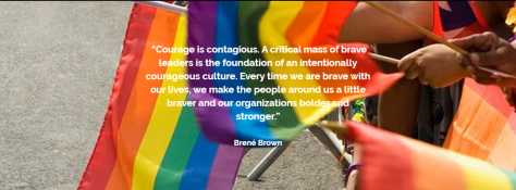 Courage is contagious. A critical mass of brave leaders is the foundation of an intentionally courageous culture. Every time we are brave with our lives, we make the people around us a little braver and our organizations bolder and stronger.